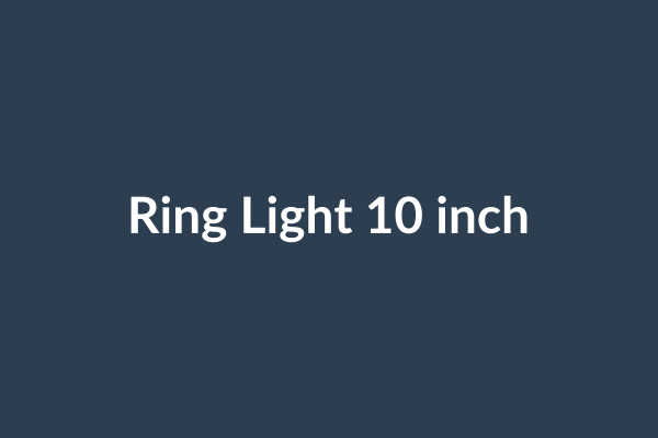 Ring Light 10 inch