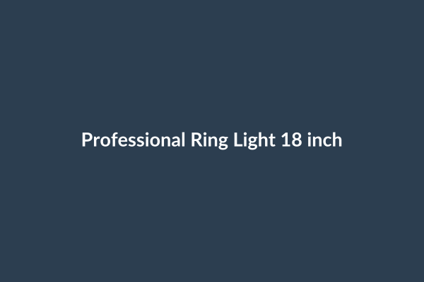 Professional Ring Light 18 inch