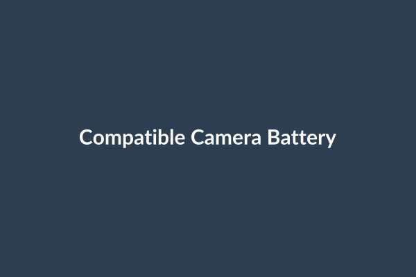 Compatible Camera Battery