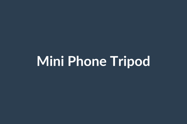 Mini Phone Tripod