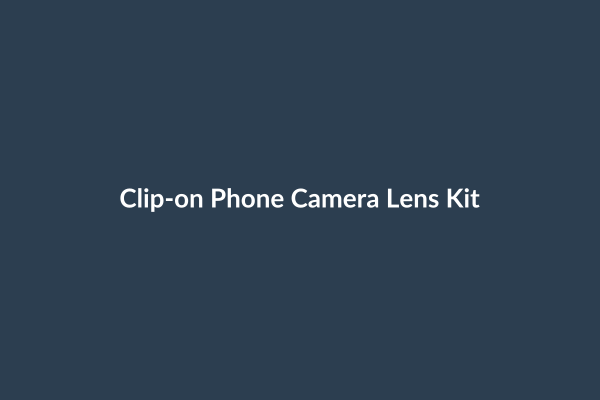 Clip-on Phone Camera Lens Kit