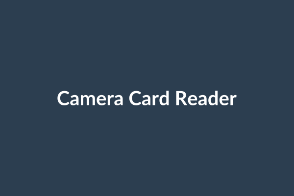 Camera Card Reader